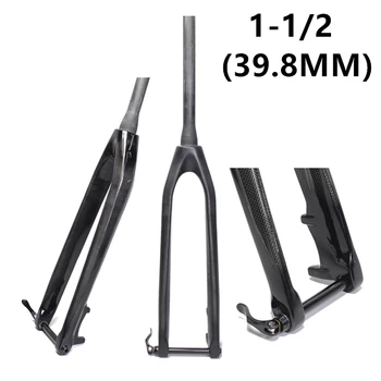 

EC90 MTB Bicycle Fork 26 27.5 29er Mountain Bike Fiber Hard Fork Full Size High Speed Disc Brake Mtb Front Fork 1-1/8+1-1/2