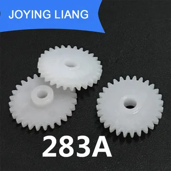 

283A 0.5M GEAR Modulus 0.5 28 Tooth Plastic Gear Disc Wheel Toy Accessories
