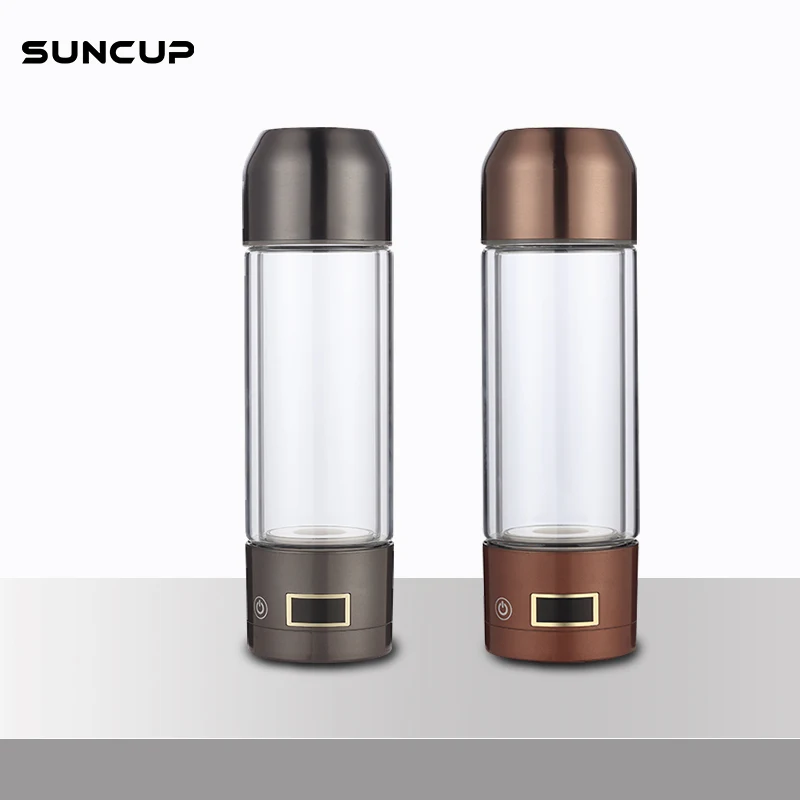 

suncup Portable Hydrogen Generator Ionizer For Pure H2 Rich Hydrogen Water Bottle Electrolysis Hydrogen