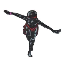 Одежды этикетки для Костюмы/вышитые значки MOQ50pcs плоским брат с железа на поддержку на заказ любой логотип