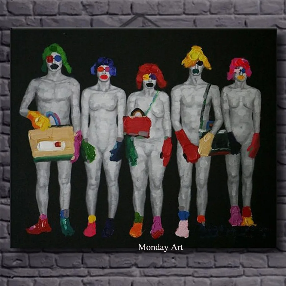 

Artist Directly Supply High Quality Impression Nude Art Picture for Wall Decoration Sexy Man and Woman Naked Oil Painting