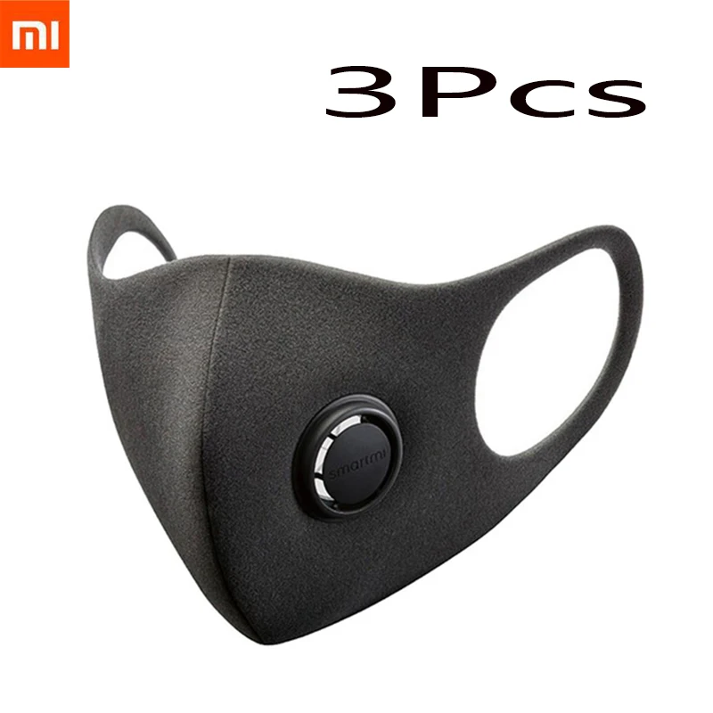 

Xiaomi SmartMi PM2.5 Haze Mask Anti-haze Mask Adjustable Ear Hanging 3D Design Comfortable Light Breathing Mask S M L