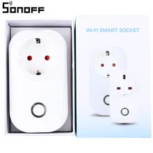 Sonoff S20 WIFI Wireless Remote Control Socket Smart Timer Plug Smart Switch Power Socket Plug Via Smartphone EU/US/UK 28
