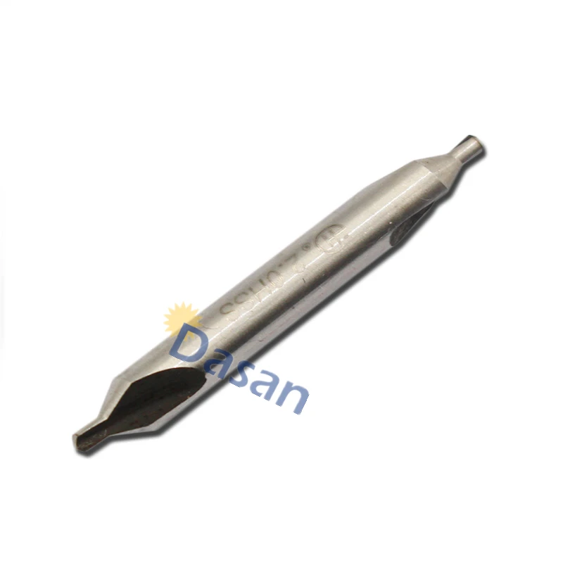 10 Pcs 3MM 60 Degree Bit HSS Combined Center Drills Countersinks Set Tool