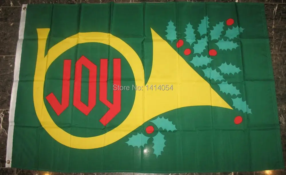 Рождество радость праздник флаг 150Xl90CM баннер polyester полиэстер флаг латунные люверсы 001