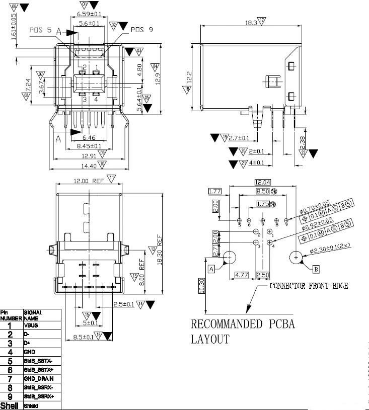 USB3.0 Type B