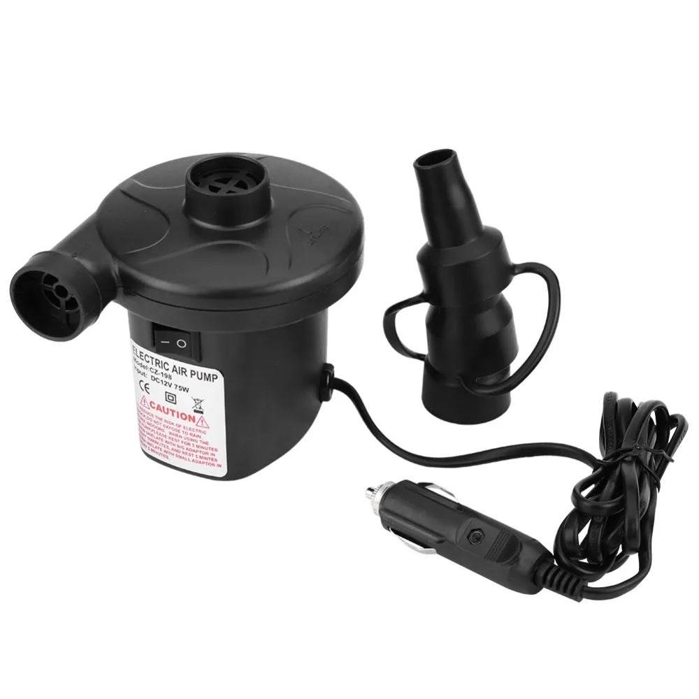 

Auto Car 12V Electric Air Pump Inflator Deflator Air Compressor Inflatable Pump for Boat Bed Mattress