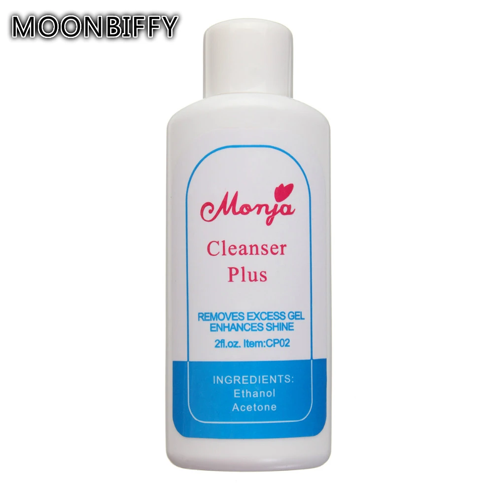 60 ml de Arte de uñas Gel UV acrílico removedor de esmalte de consejos limpiar el exceso de líquido mejorar el brillo efecto pegajoso curado limpiador Plus manicura 60 ml de Arte de uñas Gel UV acrílico removedor de esmalte de consejos limpiar el exceso de líquido mejorar el brillo efecto pegajoso curado limpiador Plus manicura