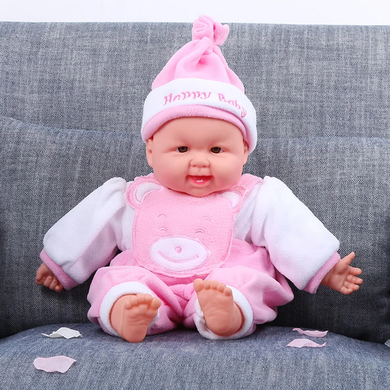 2016 New Plastic baby cute dolls simulation intelligent early children