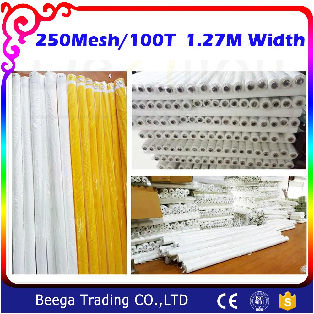 

DPP 250 Mesh Count (100T) Fabric 100% Polyester Wholesale Price Door to Door