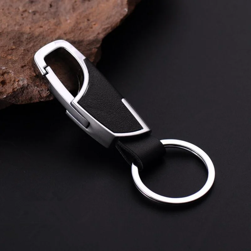 

Car styling Metal Head layer cowhide key Chain case For Honda CRV Accord HR-V Vezel Fit City Civic Crider Odeysey Crosstour Jazz