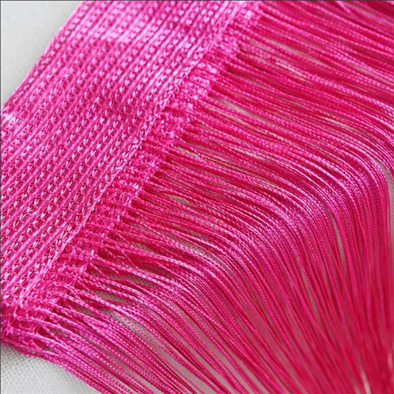 String Curtains Patio Door Fly Screen Room Divider Door Window Fringe Curtains13