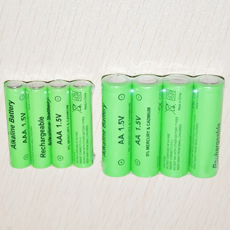 Soravess 2-8 шт./лот AA батарея 3000mah 1,5 V Щелочная AAA 2000 mAh аккумуляторная батарея для дистанционного управления игрушка с зарядным устройством