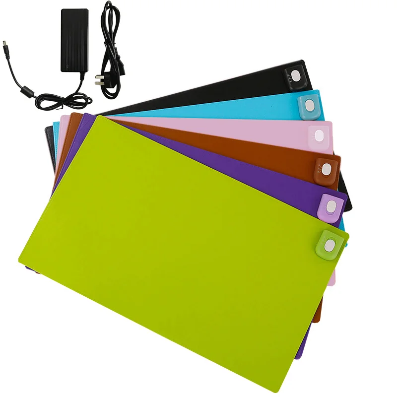 

Winter Warmer Office Table Computer Mouse Pad PU Waterproof Desk Keyboard Mat Game Electric Heating Pads US Plug SL@88