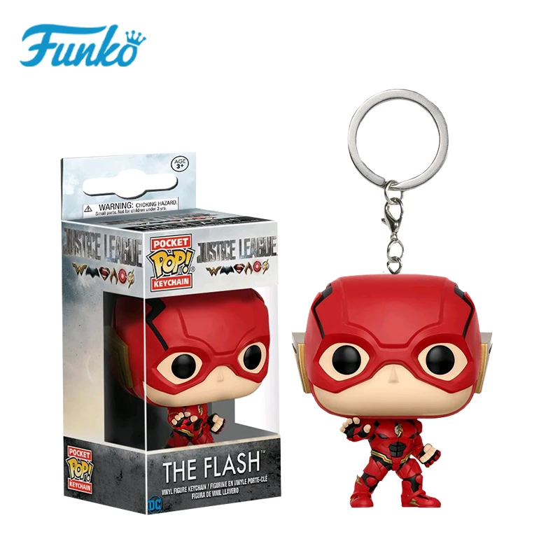 Pop Карманный Брелок для ключей оригинальные Комиксы DC Лига справедливости