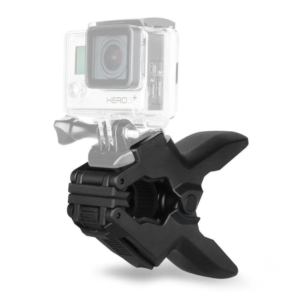 Kaliou Adjustable Arm Flex Flexible Jaws Magic Joint Neck Clamp Mount for Gopro 6 5 4 3 3+ 2 1 Xiaomi yi SJ4000 Rollei AEE