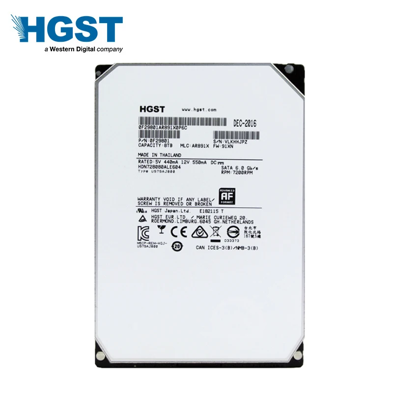  HGST marca 6 TB Escritorio PC 35 