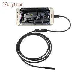Ecosin2 6 регулируемый светодиодный IP67 Водонепроницаемый 5 м 7 мм объектив эндоскопа инспекционной Камера для телефона Android Веб-камеры 17mar17