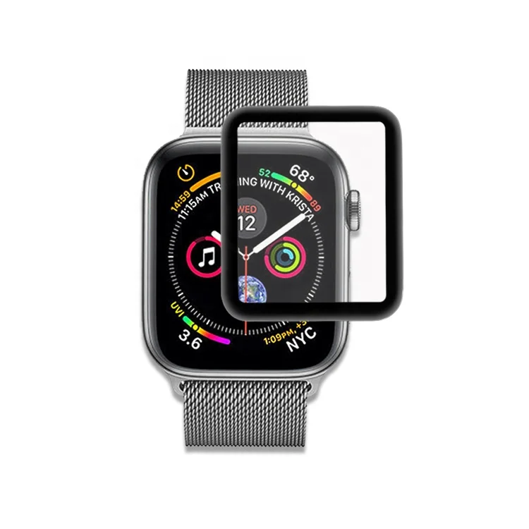 Iwatch полный покрытый 3D изогнутый протектор экрана из закаленного стекла для Apple
