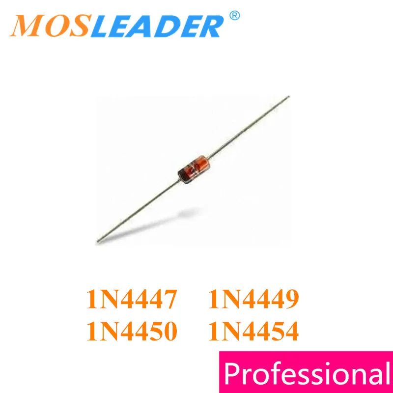 Mosleader 1N4447 1N4449 1N4450 1N4454 DO35 1000PCS Made in China | Электроника