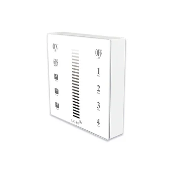 

Led Touch Panel Remote Dimmer,Multicolor Choice Control Distance 30M,Free Installation,DIY, No Wiring,Removable,4 Zone,Delay off
