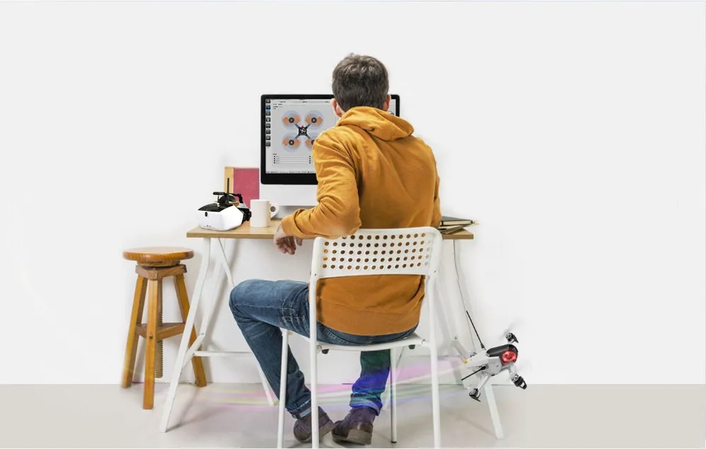 Walkera Rodeo 150 Devo7 Remote Control FPV Racing Drone With Camera 600TVL Goggle 4 Glasses Camera Vs DJI Phantom 4 Fast Ship