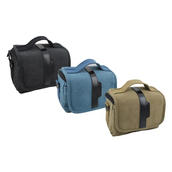 

Fashion DSLR camera shoulder bag mini Camera lens Case for Canon m50 eosr sony RX200 A7R3 A6500 NIKON Z7 for yongnuo 50 1.8