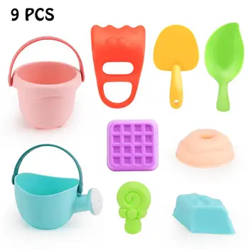 

9pcs/16pcs Toy Set Soft Plastic Children Beach Toys Set For Kids ATV Beach Shovel Outdoor Combination Play Water Sand Toy