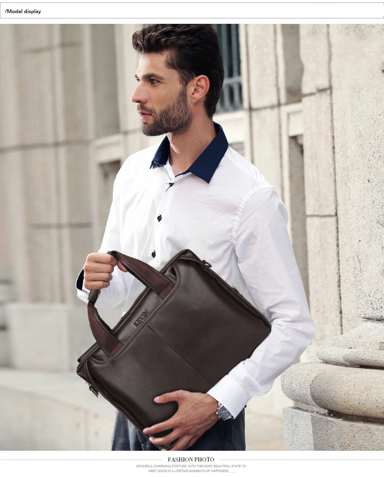 cowhide male commercial briefcase (5)