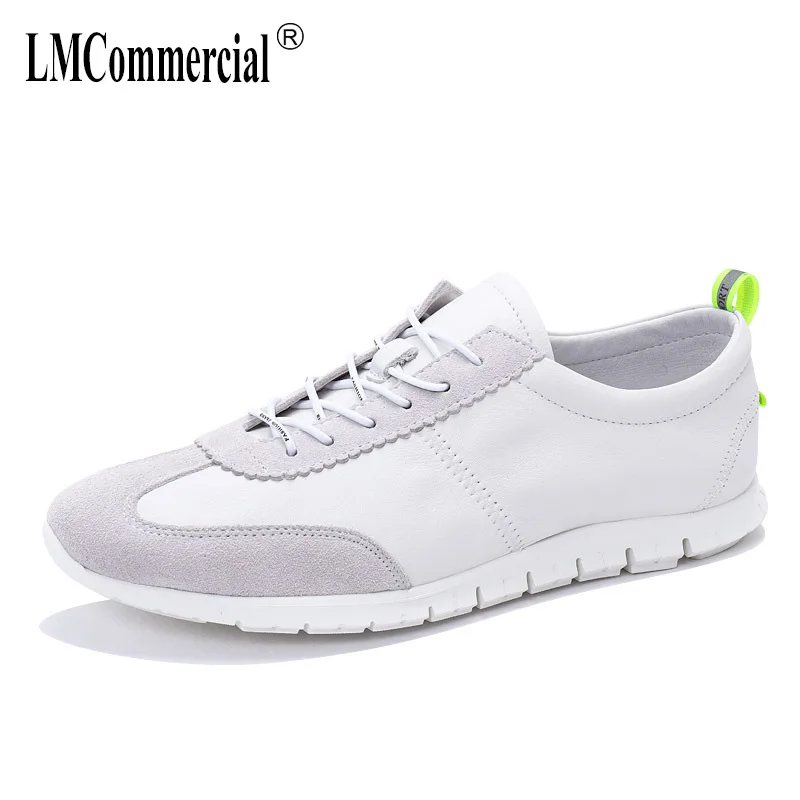 

cowhide light breathable soft bottom fashion casual shoes mens Genuine Leather sneaker fashion Leisure shoes men spring autumn