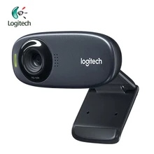 Logitech C310 веб-камера со встроенным микрофоном HD 720 P с 5MP фото Автофокус Поддержка официальной инспекции для ПК Тетрадь