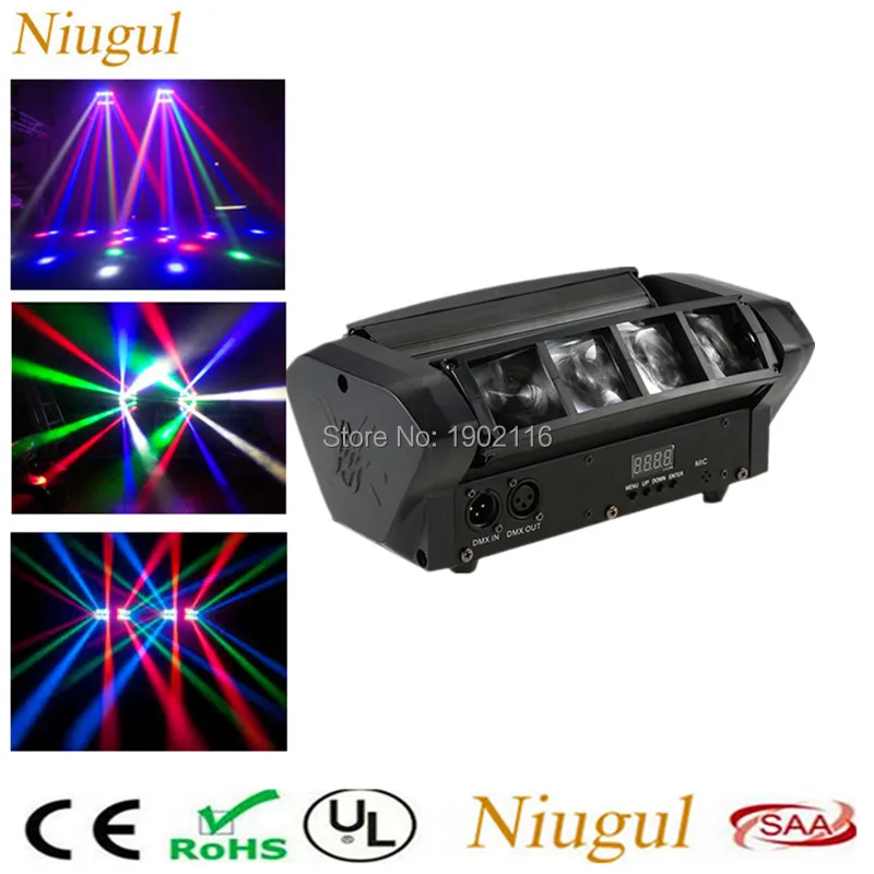 

Mini LED Spider Light DMX512 LED Beam Effect Stage Lighting Business Lights High Power Light With Professional For KTV Disco DJ