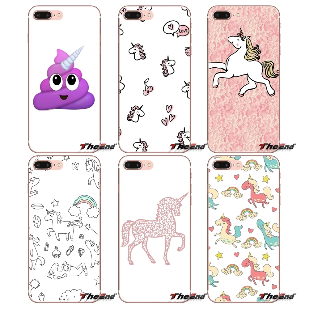 Cell Phone Bag Case Cute Unicorn Patterned For iPhone X 4 4S 5 5S 5C SE 6 6S 7 8 Plus Samsung Galaxy J1 J3 J5 J7 A3 A5 2016 2017 | Мобильные