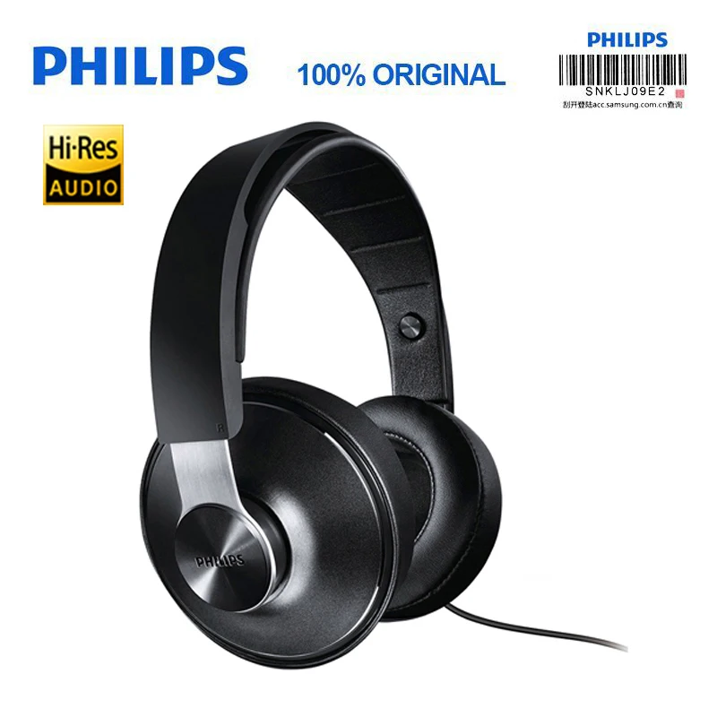 Philips SHP8000 профессиональные наушники-вкладыши компьютер Спорт Музыка Телефон сабвуфер универсальный для Xiaomi официальная проверка