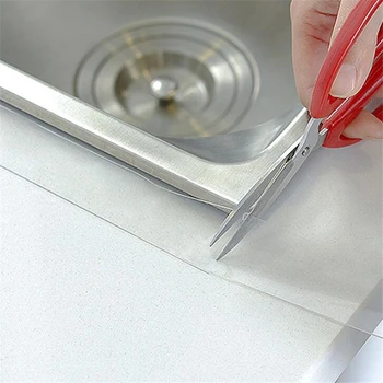 Acrylic Mouldproof The Kitchen Sink Toilet Closestool Hearth Waterproof Decorative Stickers Home Decor