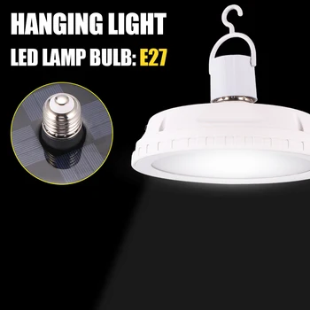 

Solar lamps Light Outdoor Hanging Light Garden Light 10W Waterproof Solar Powered Yard Hiking Tent Camping Hanging Lamp 3 Modes