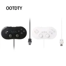 OOTDTY Game Accessories Classic First Gen Wired Game Controller Gaming Remote Pro Gamepad For Nintendo Wii