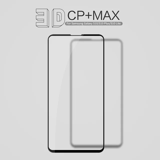 NILLKIN For samsung galaxy s10/s10 plus/s10e tempered glass 3D CP+ MAX  Screen Protector For Samsung Galaxy s10 s10 plus s10e
