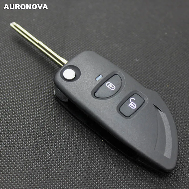 

AURONOVA New Upgrade Folding Key Shell for Kia Sportage 2 Back Buttons Remote Car Key Case DIY