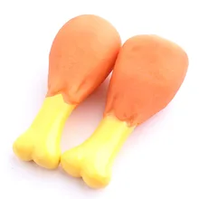 New Design Pet Dog Cat Toys Chew Rubber Chicken Leg Sound Toy For Dog Pet Mascotas Perros Honden Speelgoed Hund Cani Chien 15cm