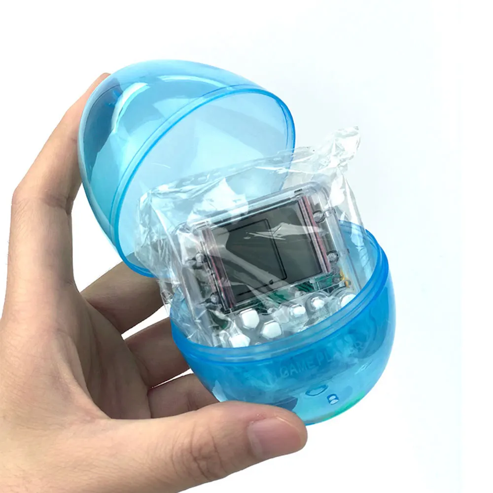 Мини брелок Gashapon портативная игровая консоль Tetris пластиковая игрушка для