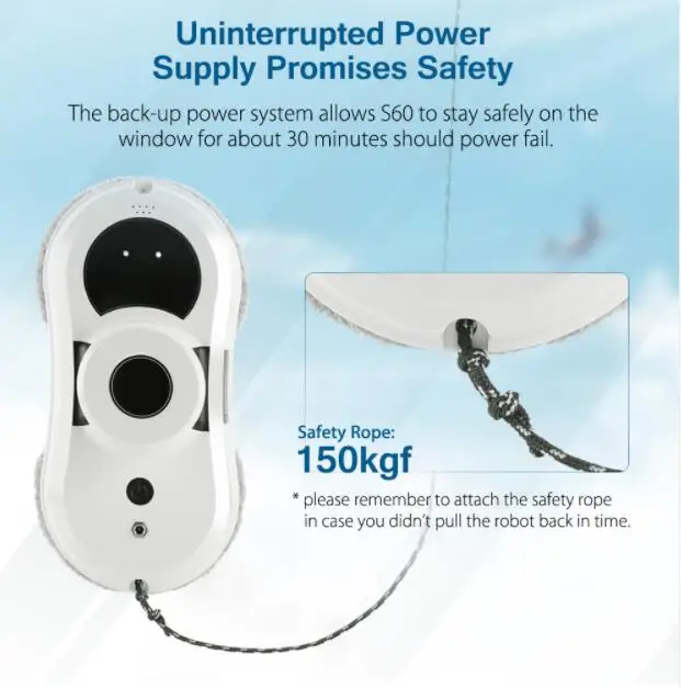

Window Treasure Intelligent Window Cleaner Robot Strong Adsorption Automatic Super Absorbent Household Electric Cleaning Machine