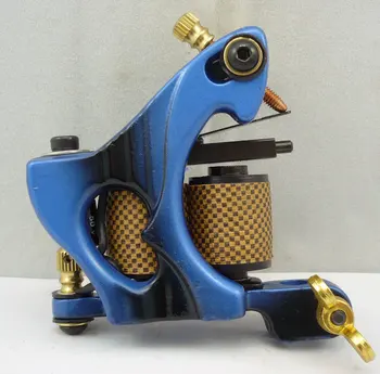 

10Pcs/lot Pro Casting Iron Tattoo Machine 10 Wraps coil stainless steel Tattoos Body Art Gun Coil Machine LPC-ITM-7015-13M