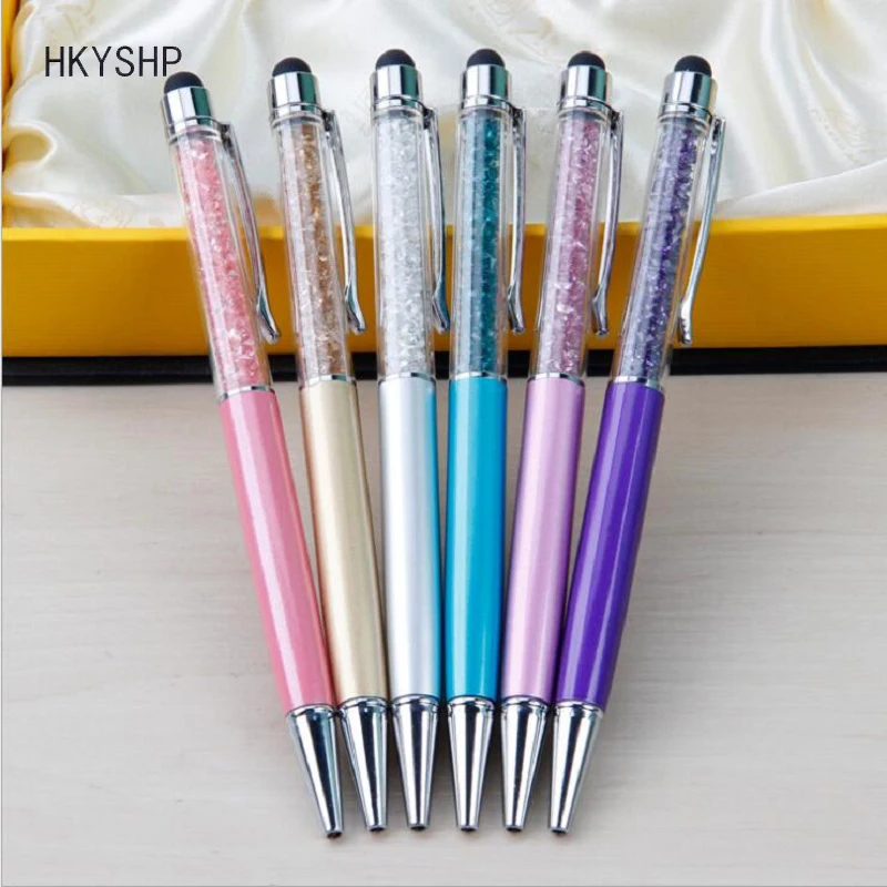 HKYSHP 2 PCS Metal Rotary Ballpoint Pen Multicolor Selection Exquisite