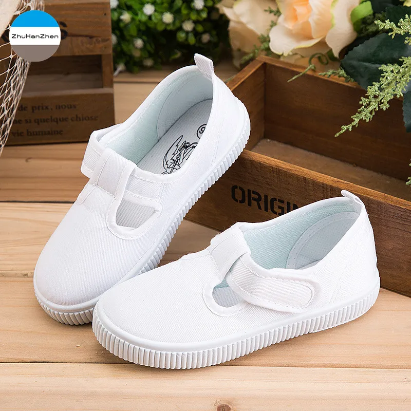 

2018 3 - 8 years old children's flat shoes boys girls canvas shoes high quality kids sneakers dancing shoes non-slip performance