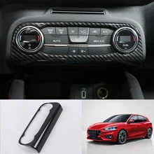 Для Ford Focus 2019 подкладке Air переключатель кондиционера пуговицы рамки крышка отделка стайлинга автомобилей
