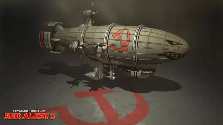 

Command And Conquer Red Alert Kirov Airship 3D Stereo Paper Model DIY Hand-set Toys