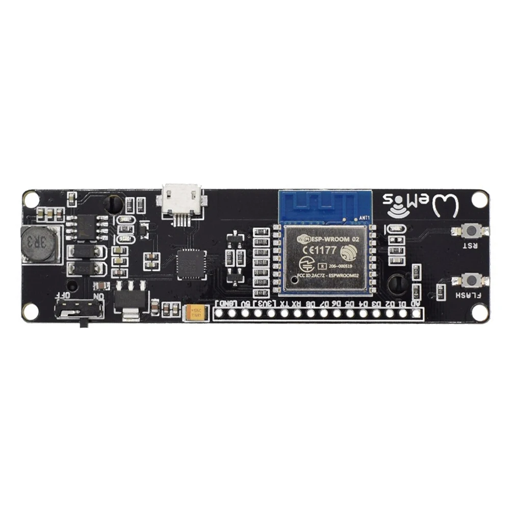 Esp-wroom-02 карман 8266 D1 мини-модуль Wi-Fi ESP8266+ 18650 Батарея