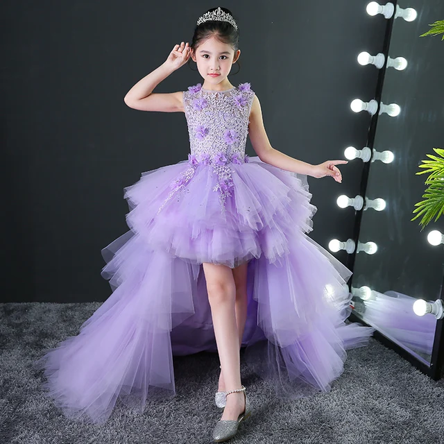 Royal Purple Girl Dresses