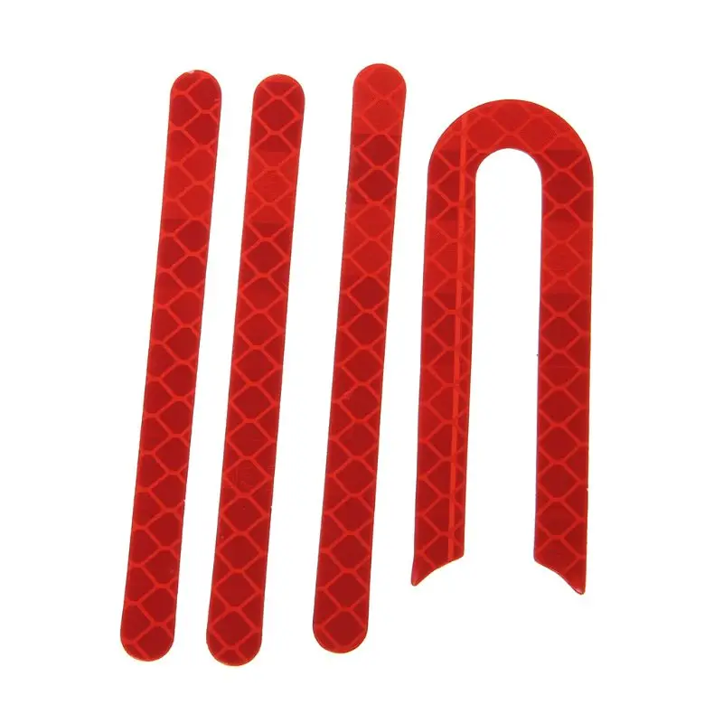 سكوتر عاكس ملصق الأحمر تحذير الجبهة الخلفية عجلة الإطارات حماية أجزاء ل Xiaomi MIJIA M365 سكوتر كهربائي لوح التزلج سكوتر عاكس ملصق الأحمر تحذير الجبهة الخلفية عجلة الإطارات حماية أجزاء ل Xiaomi MIJIA M365 سكوتر كهربائي لوح التزلج